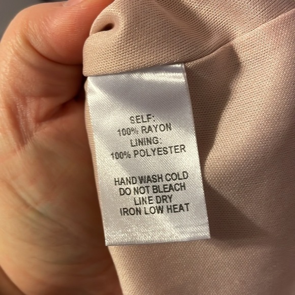 Lulus Barcelona Beauty Blush Pink Tan Embroidered Romper size S - Picture 7 of 17